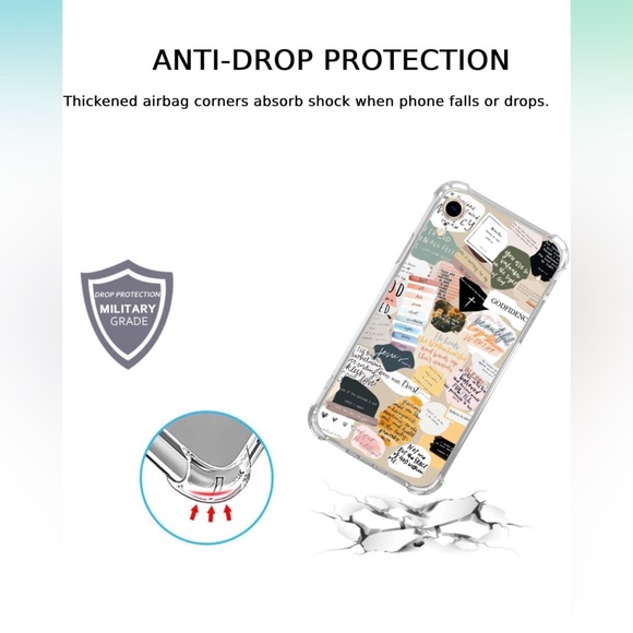 iPhone XR, Bible Christian Positive Quotes Case - Picture 3 of 4